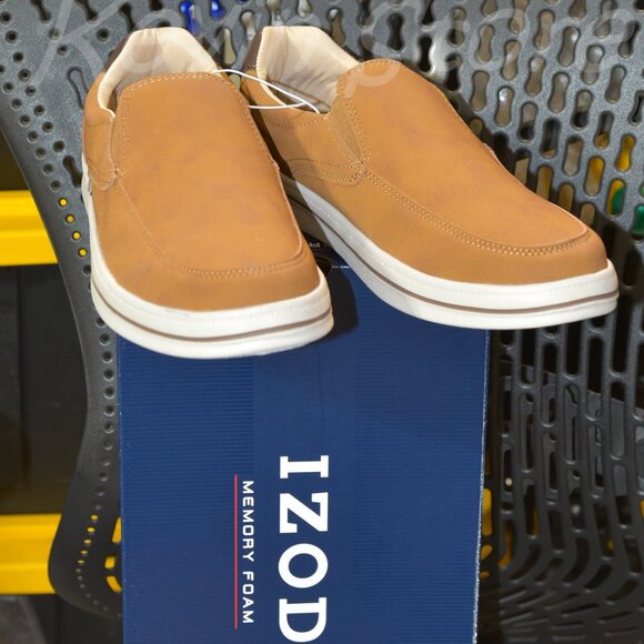 Izod Men's Slip On Shoe in Brown - Picture 2 of 6